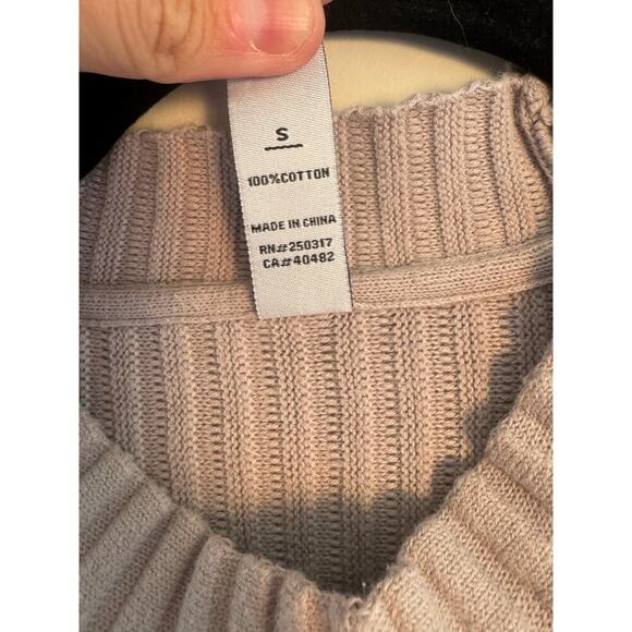 Varley Women’s Beige Talbert Ribbed Sweater Size Small - Picture 4 of 9